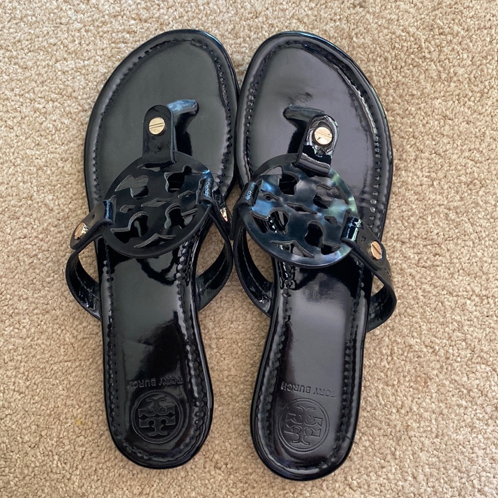 Sandals - Black Patent size 9